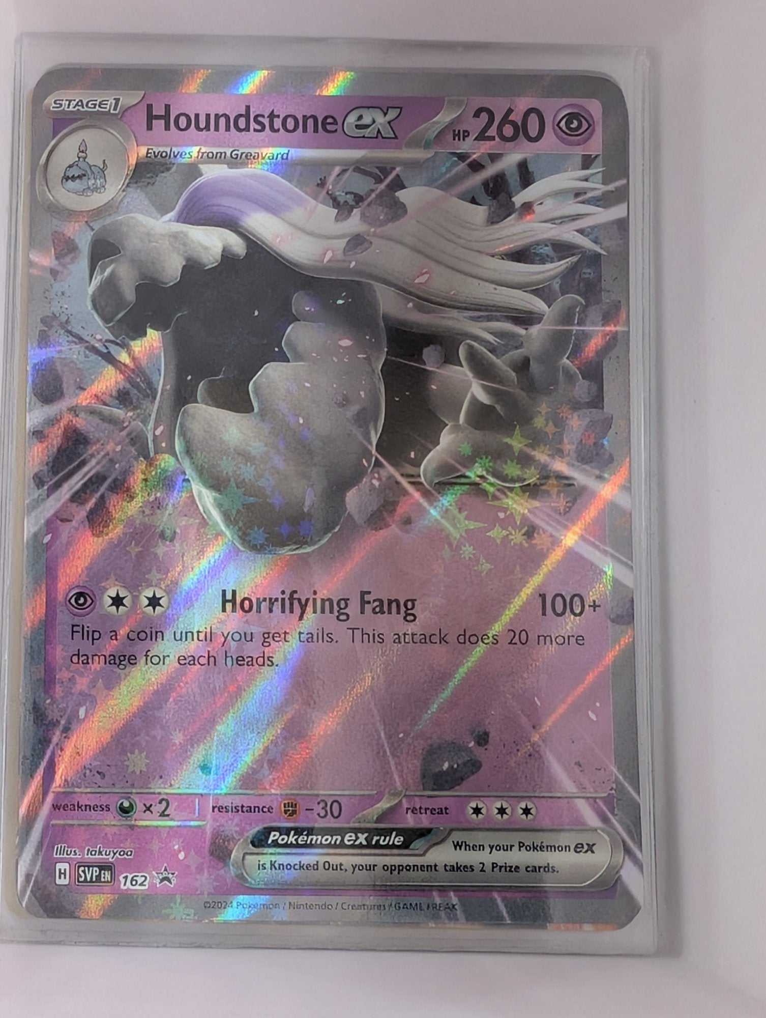 Image of Houndstone ex Scarlet and Violet Promos (svp) #162