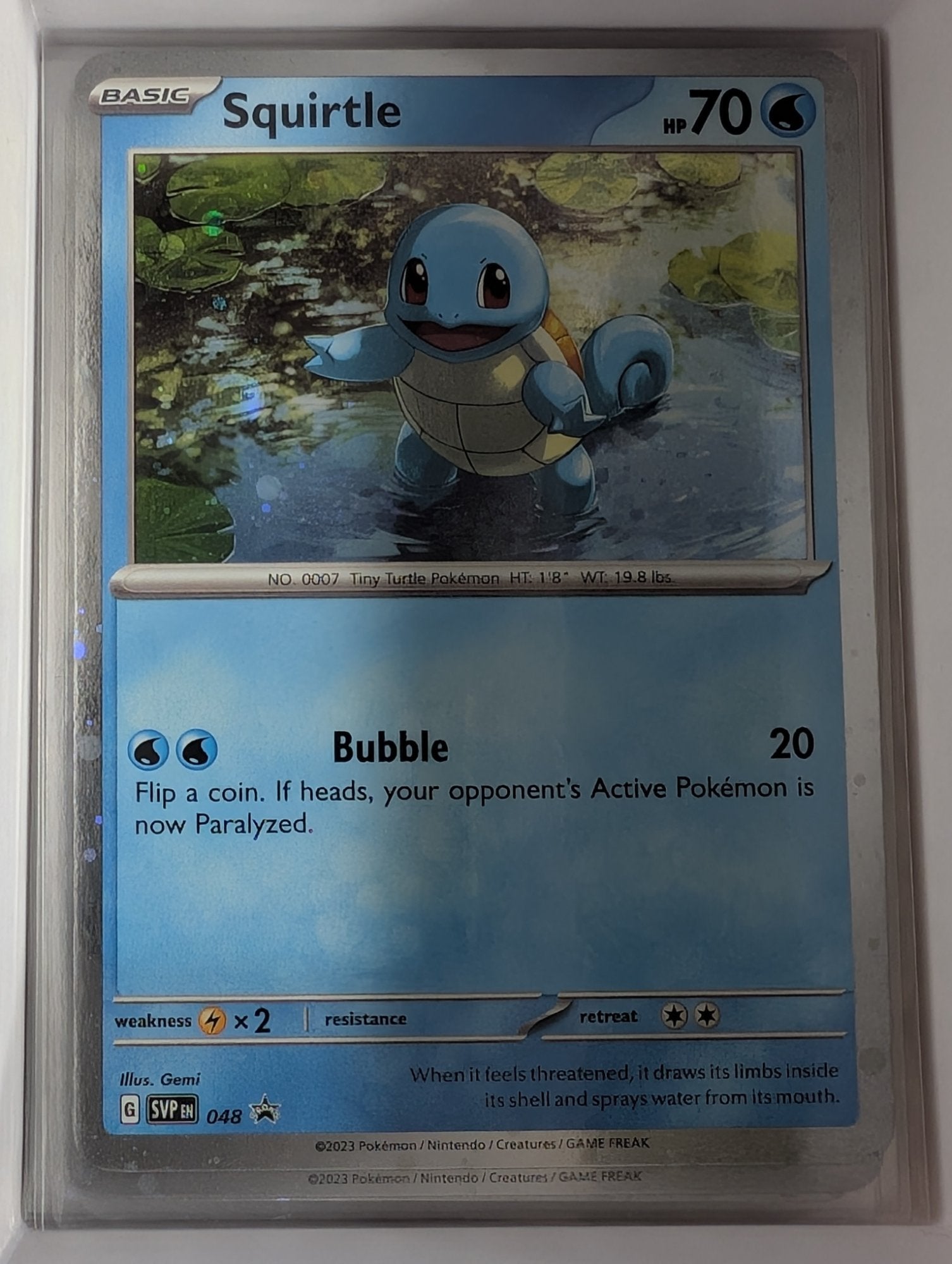 Image of Squirtle Scarlet and Violet Promos (SVP) #48