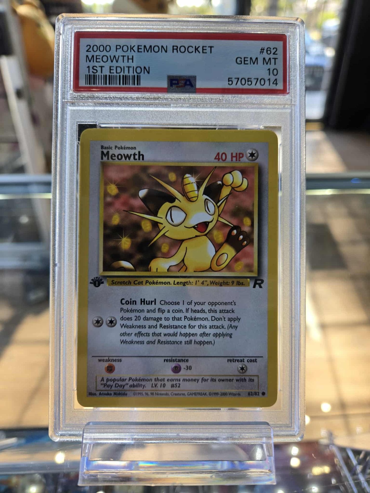 Image of Meowth Team Rocket (RO) #62