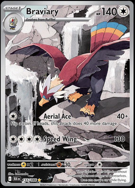 Image of Braviary Black Bolt (BLK) #155