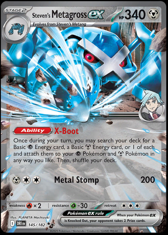 Image of Stevens Metagross ex Destined Rivals (DRI) #145
