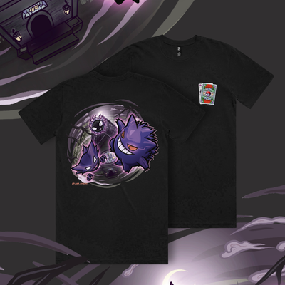 POKER:Mon Ghost T-Shirt Black - Luck of Kings