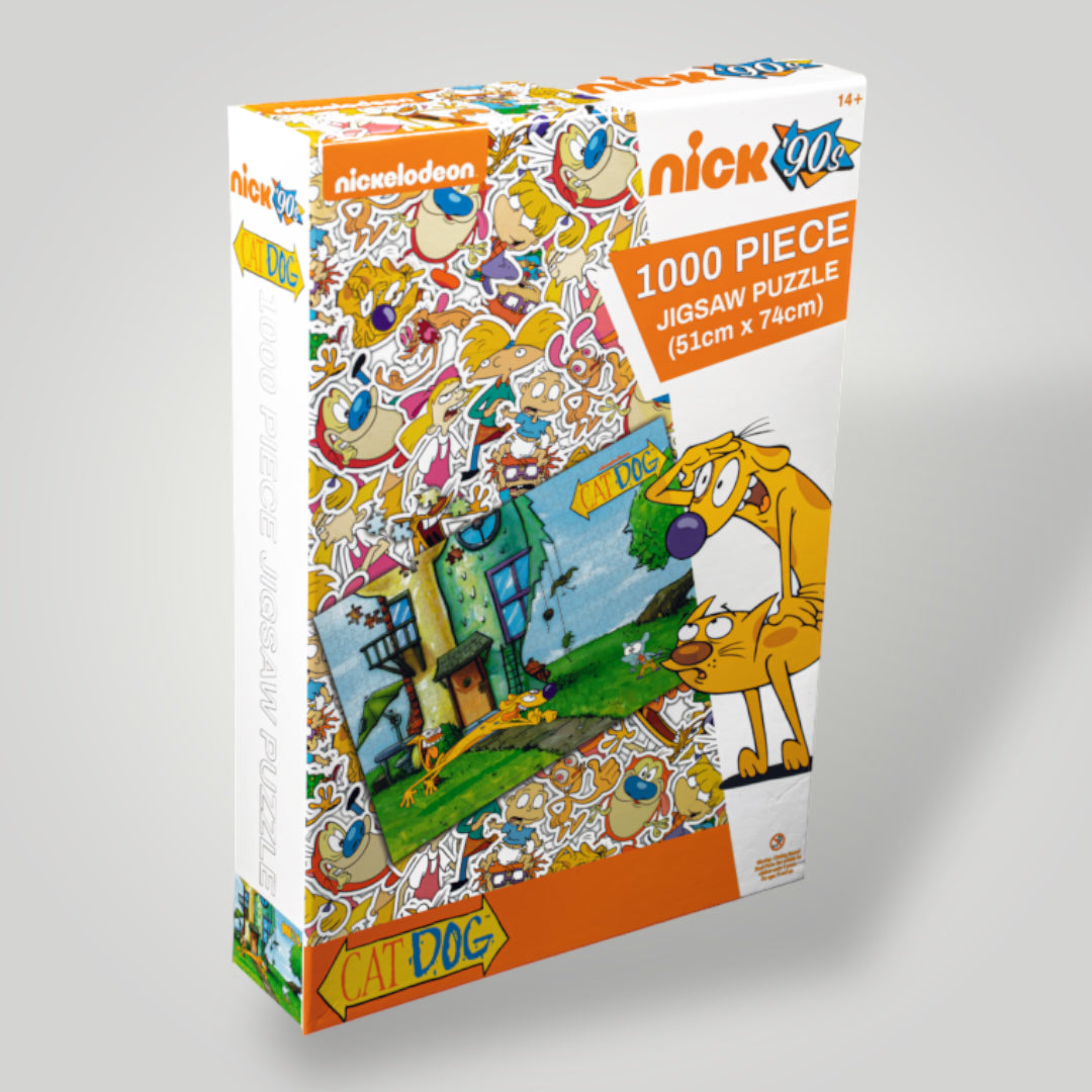 CatDog - Yard puzzle - 1000 piece - Pop Culture Larrikin