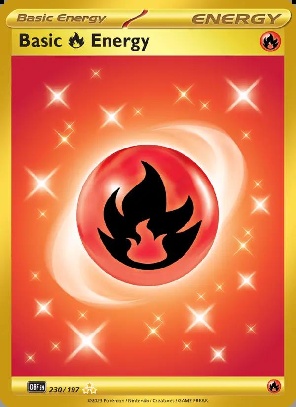 Image of Basic {R} Energy Obsidian Flames (OBF) #230