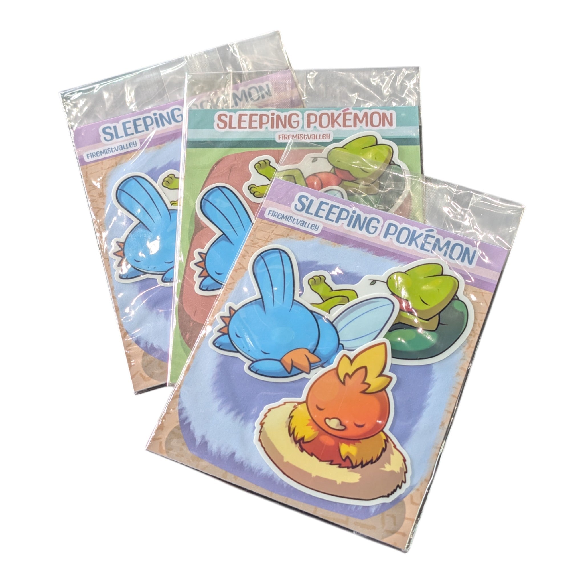 Artist Series - Sleeping Poke'pals - Set 4 - FireMistValley