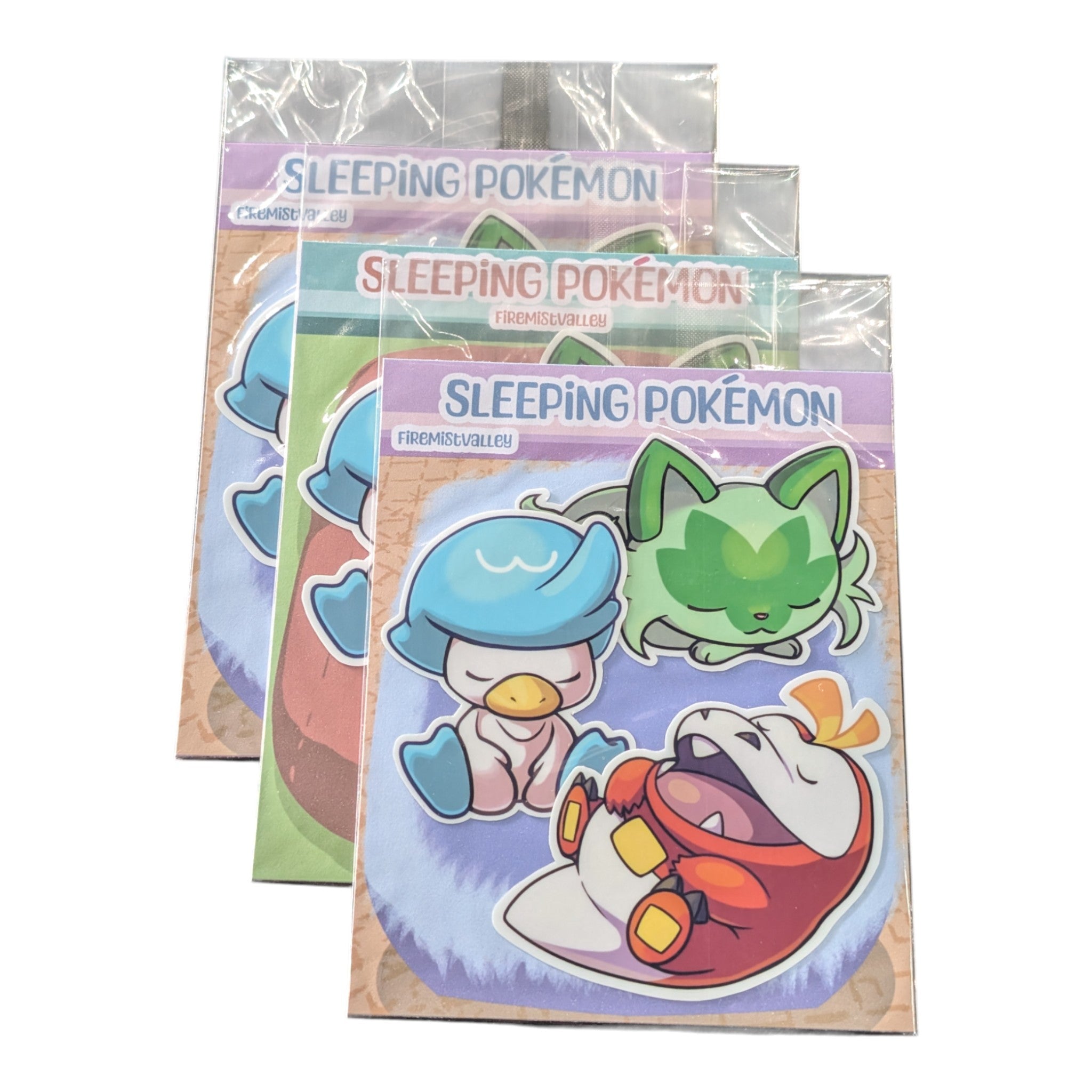Artist Series - Sleeping Poke'pals - Set 1 - FireMistValley