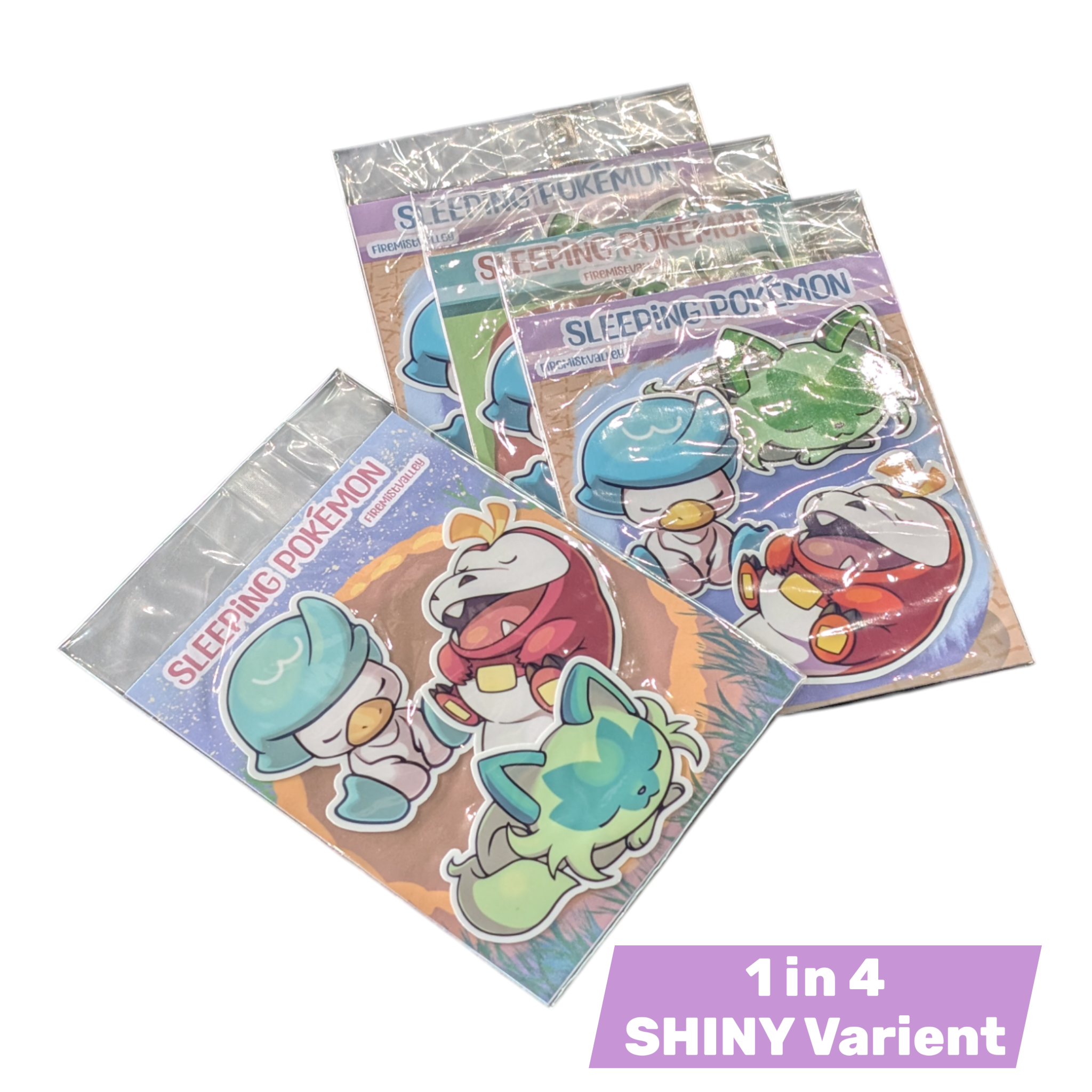 Artist Series - Sleeping Poke'pals - Set 1 - FireMistValley