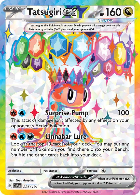Image of Tatsugiri ex Surging Sparks (SSP) #226
