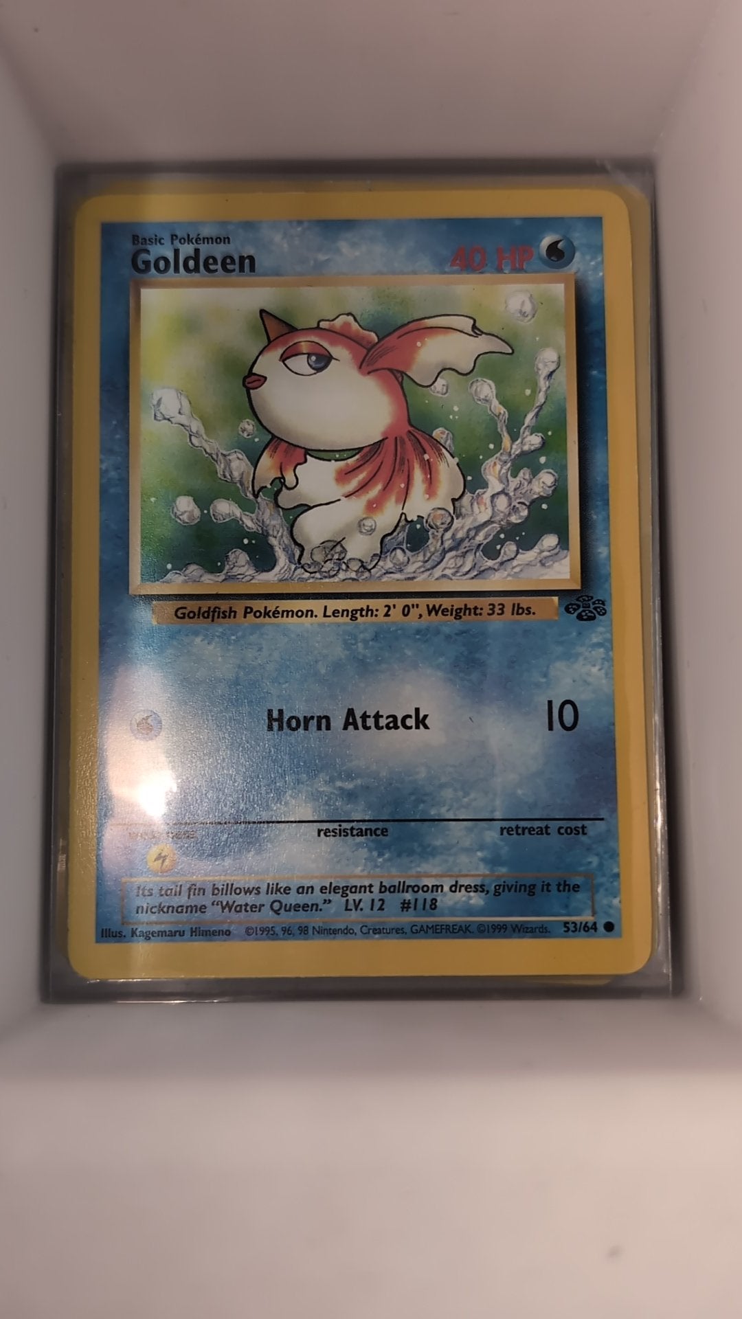 1995 goldeen pokemon card Goldeen Jungle - 53