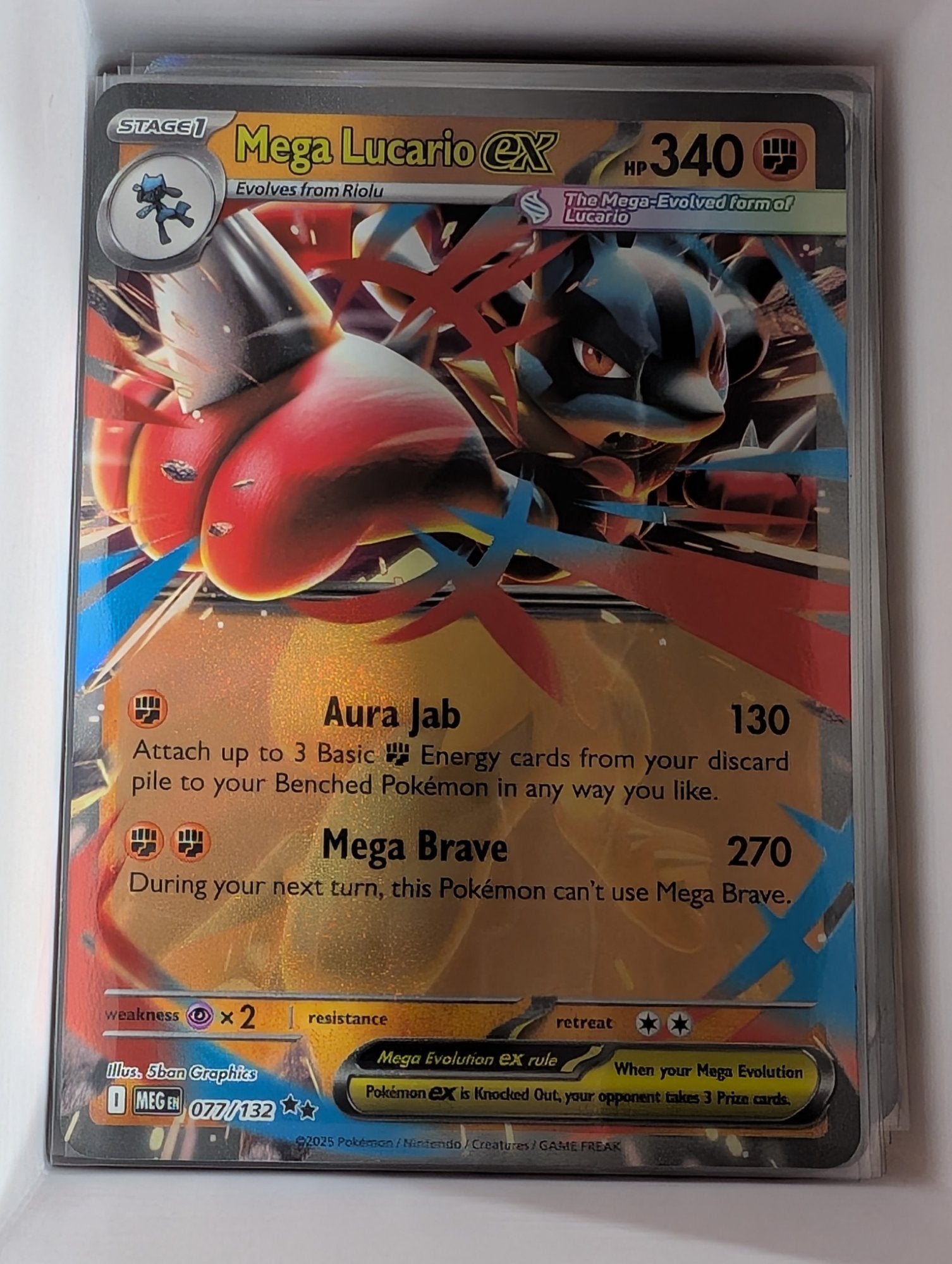 Image of Mega Lucario ex Mega Evolution (MEG) #77