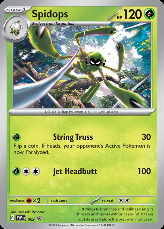 Image of Spidops Scarlet and Violet Promos (svp) #009