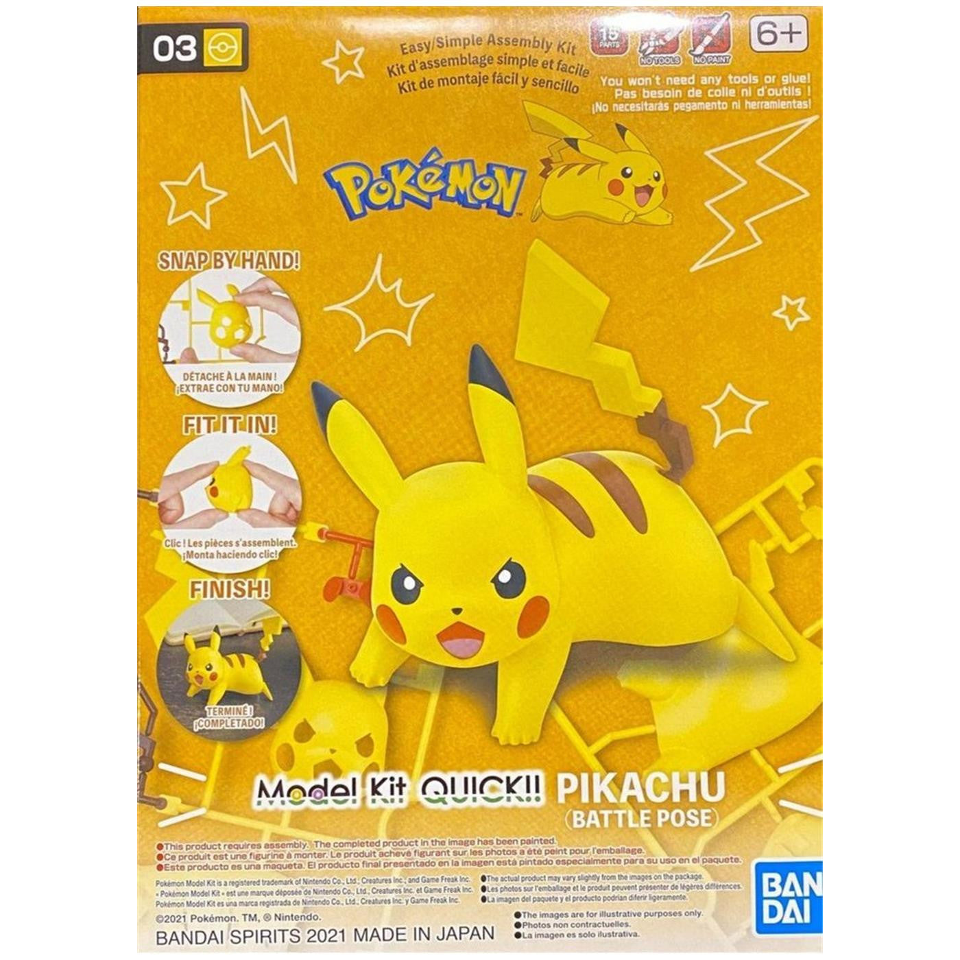 Bandai Pokemon Pikachu Model Kit Quick!! (Battle Pose) - Pop Culture Larrikin 