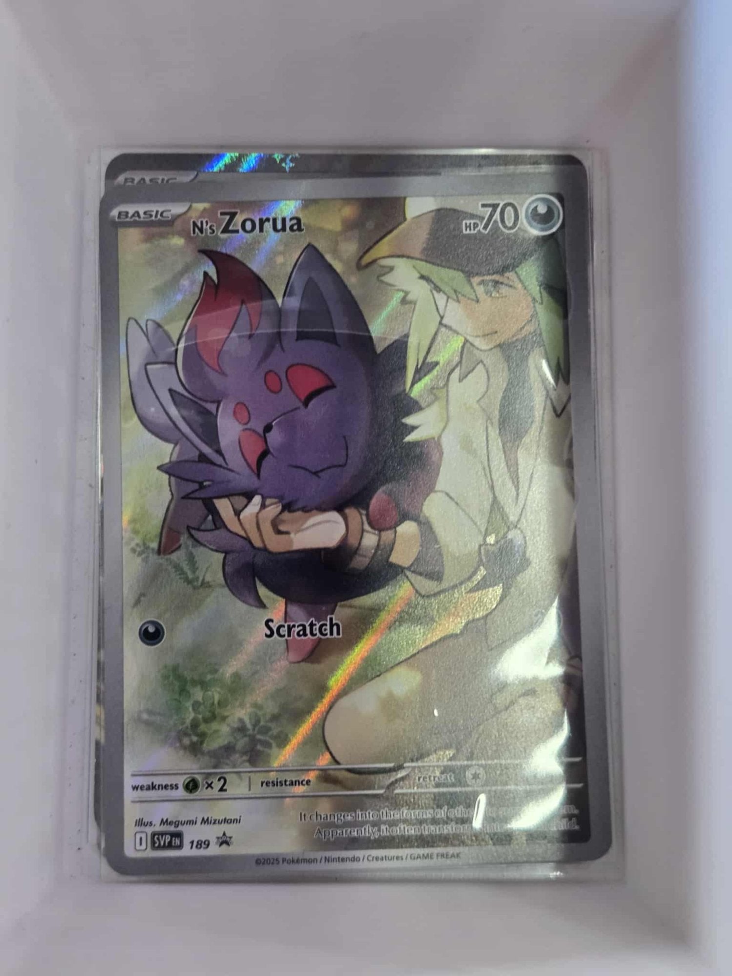 Image of Ns Zorua Journey Together - Scarlet and Violet 189 Promo - Pokemon  PCL