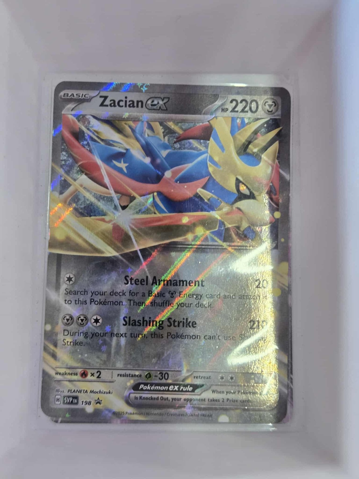 Image of Zacian EX Scarlet and Violet Promos - Scarlet and Violet 198 - Pokemon  PCL