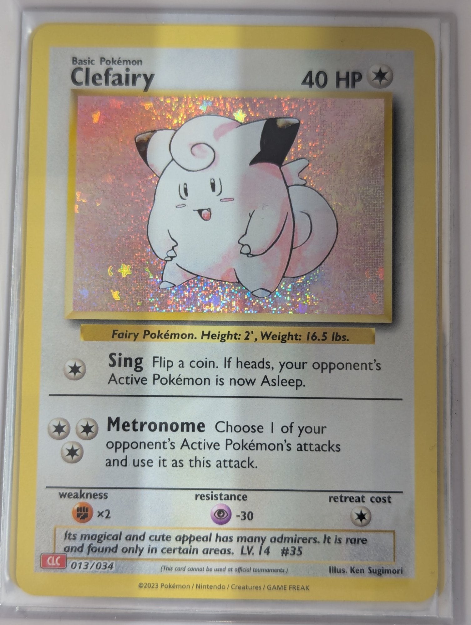 Image of Clefairy Pokemon Trading Card Game ClassicCharizard (CLC) #013