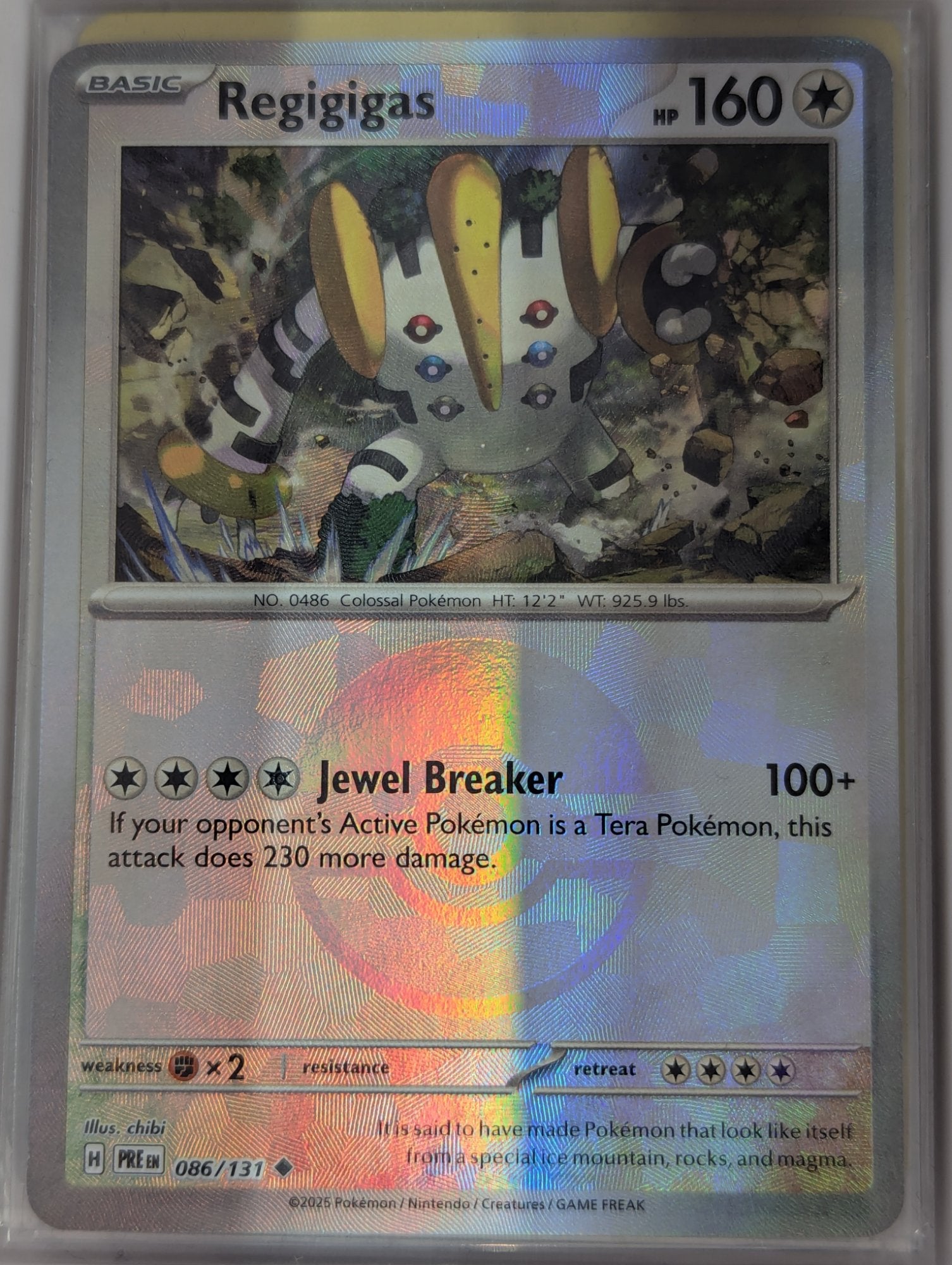 Image of Regigigas Prismatic Evolutions (PRE) #86