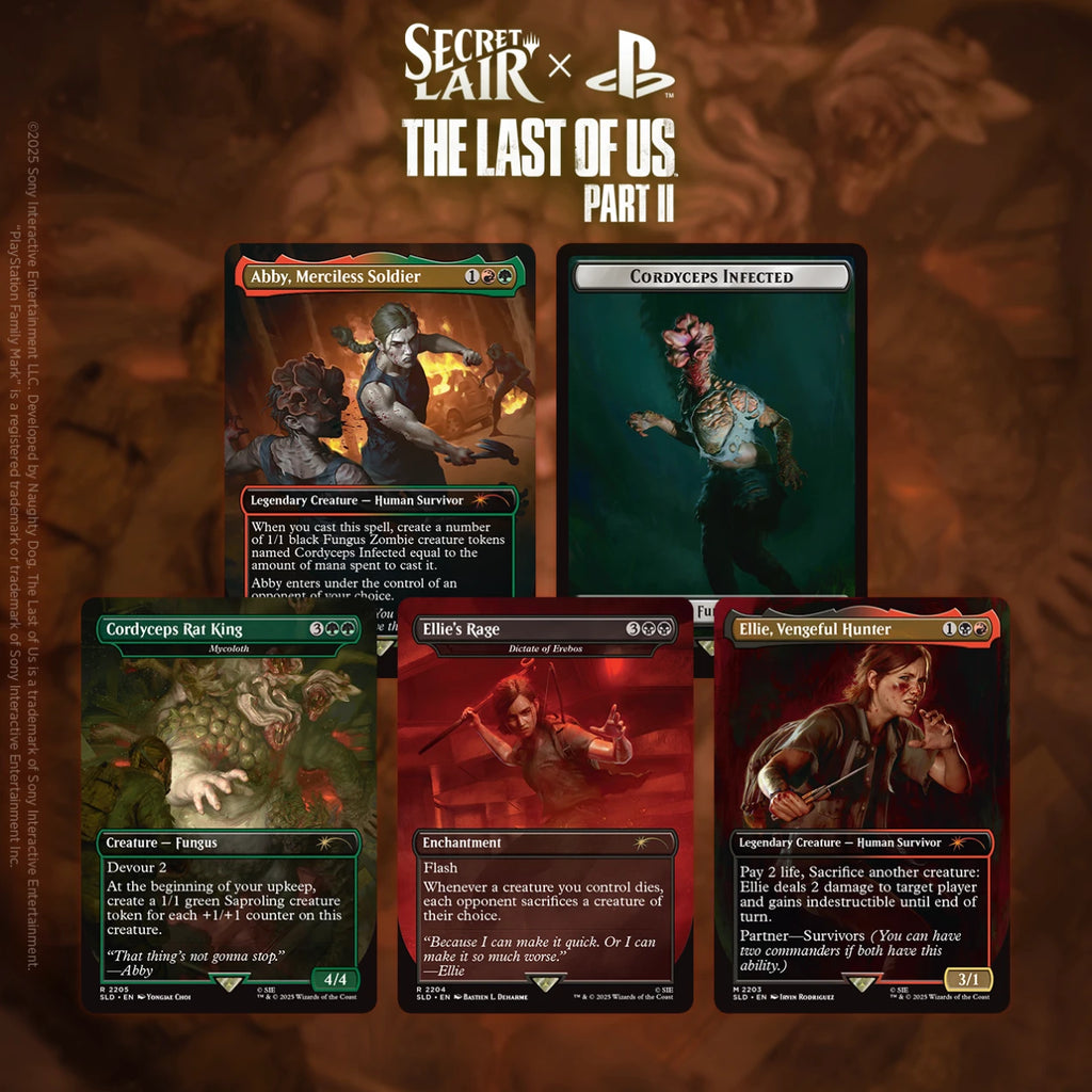 Magic Secret Lair x The Last Of Us: Part 2 - Non-Foil