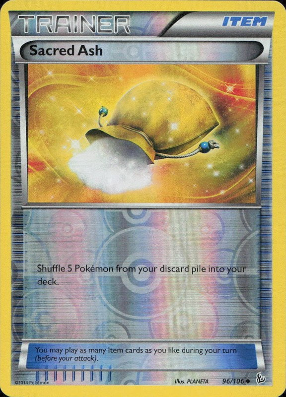 Sacred Ash #96 reverse_holo Flashfire en