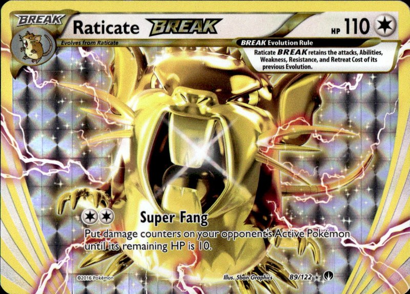 Raticate BREAK #89 BREAKpoint en