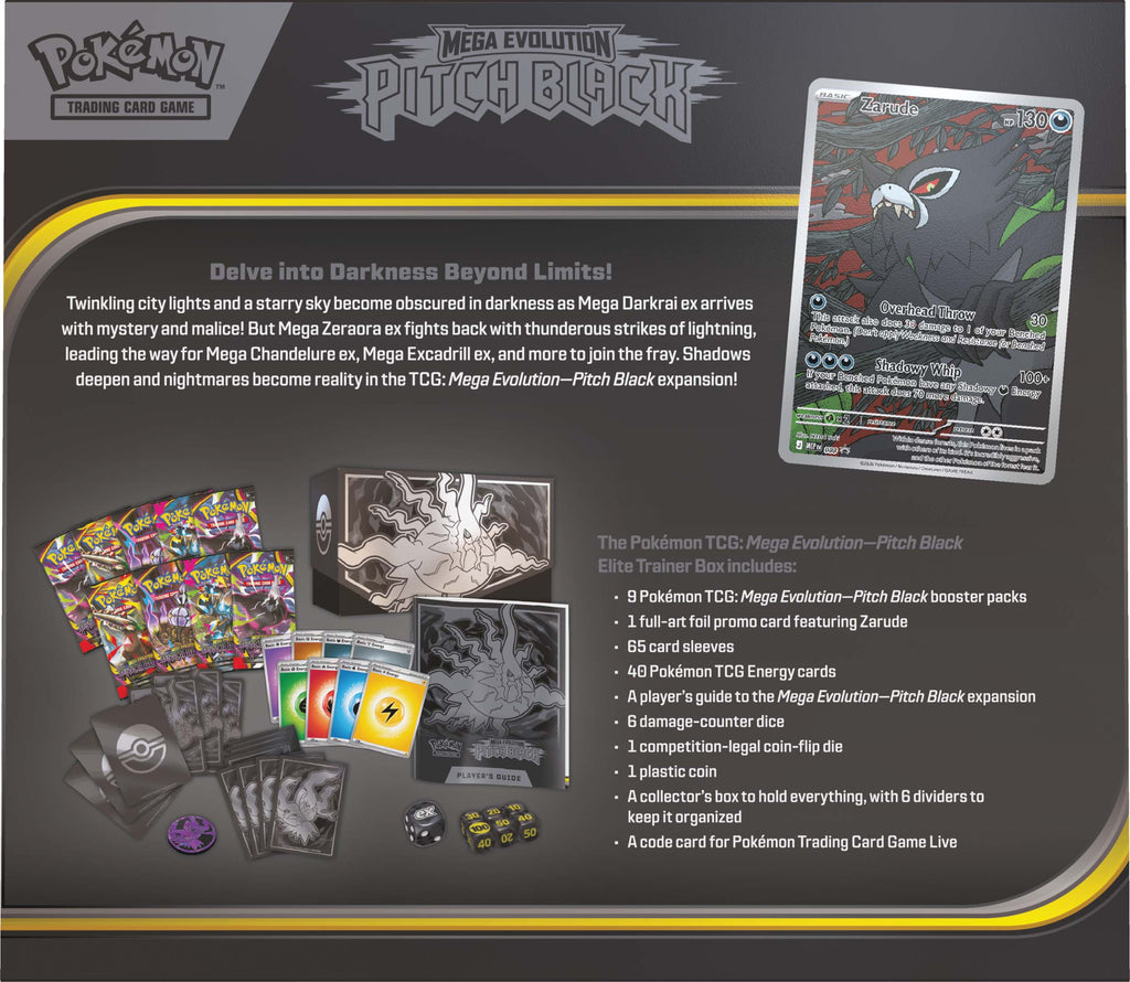ME Pitch Black - Elite Trainer Box Pokemon TCG
