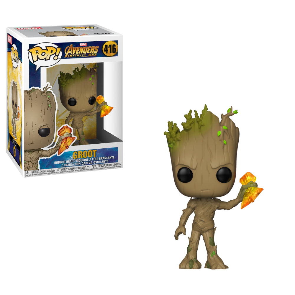 Funko POP Marvel: Infinity War S2- Groot w/ Stormbreaker - Pop Culture Larrikin 