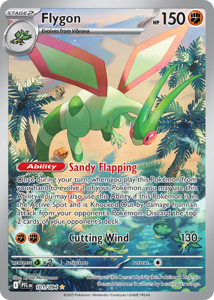 Flygon #101 Phantasmal Flames en