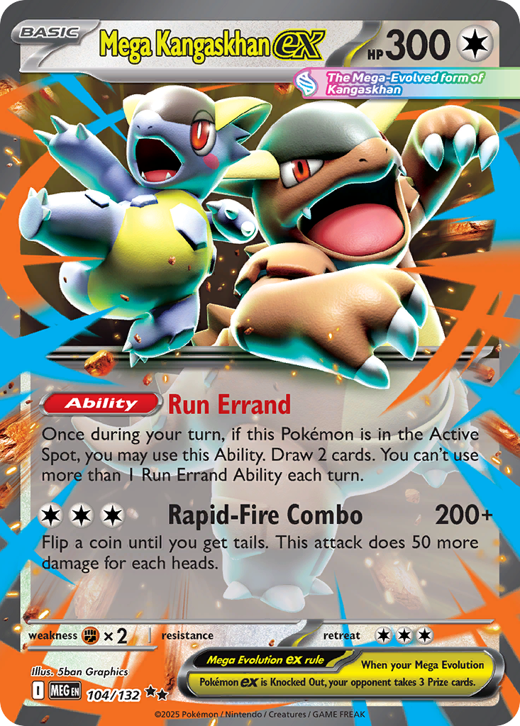 Mega Kangaskhan ex #104 Mega Evolution en