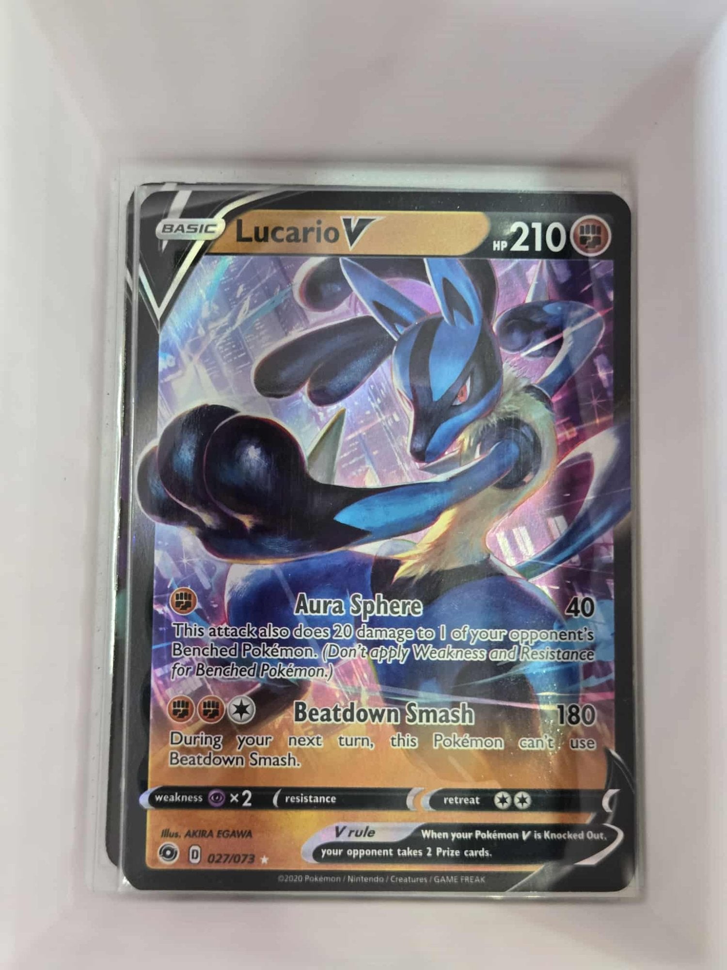 Image of Lucario V Champions Path (CPA) #027