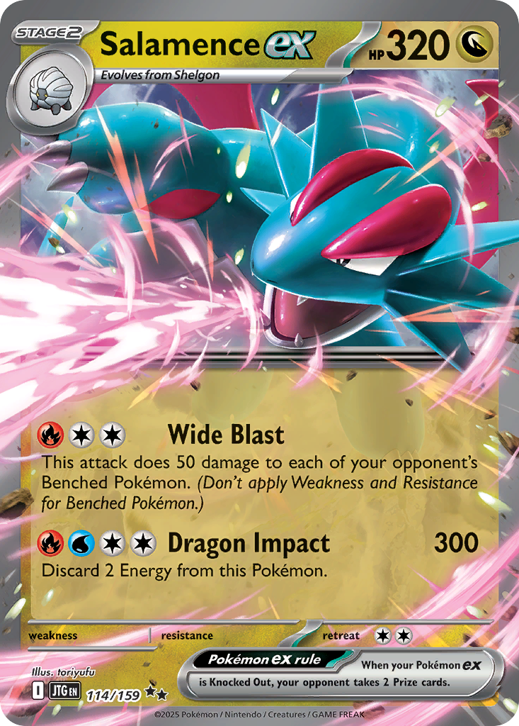 Salamence ex #114 Journey Together en