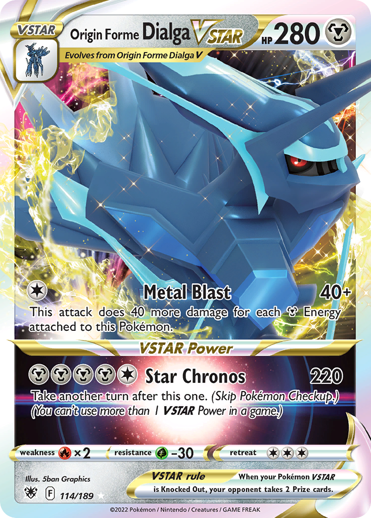 Origin Forme Dialga VSTAR #114 Astral Radiance en