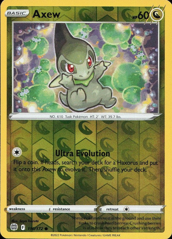 Axew #110 reverse_holo Brilliant Stars en