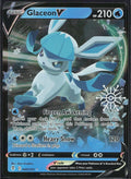 Glaceon V #40 Snowflake Stamp Evolving Skies en