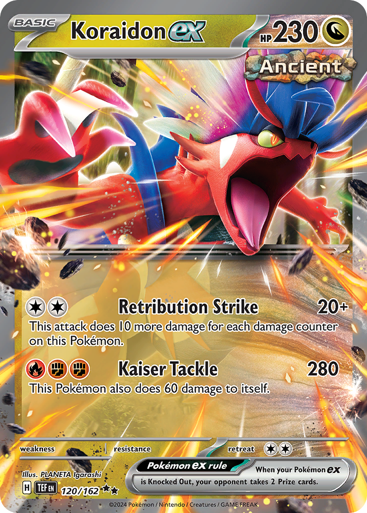Koraidon ex #120 Temporal Forces en