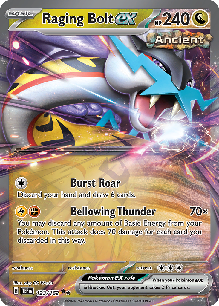 Raging Bolt ex #123 Temporal Forces en