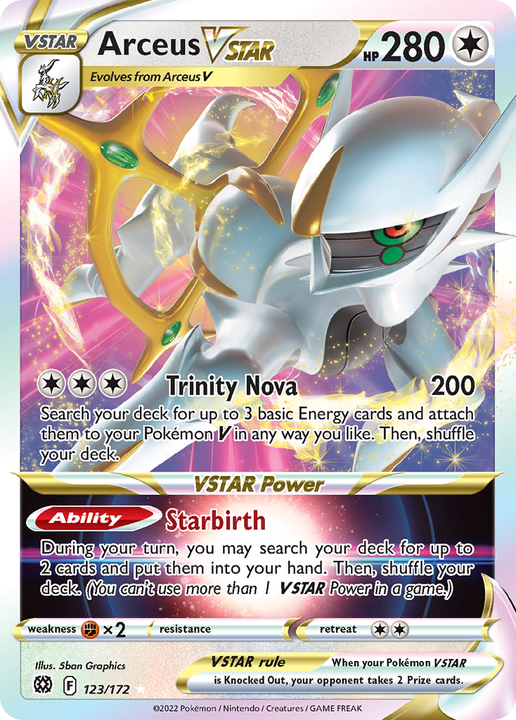 Arceus VSTAR #123 Brilliant Stars en