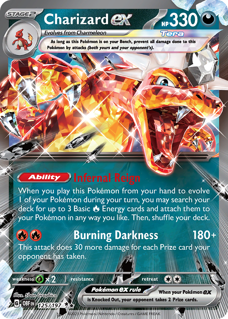 Charizard ex #125 Obsidian Flames en