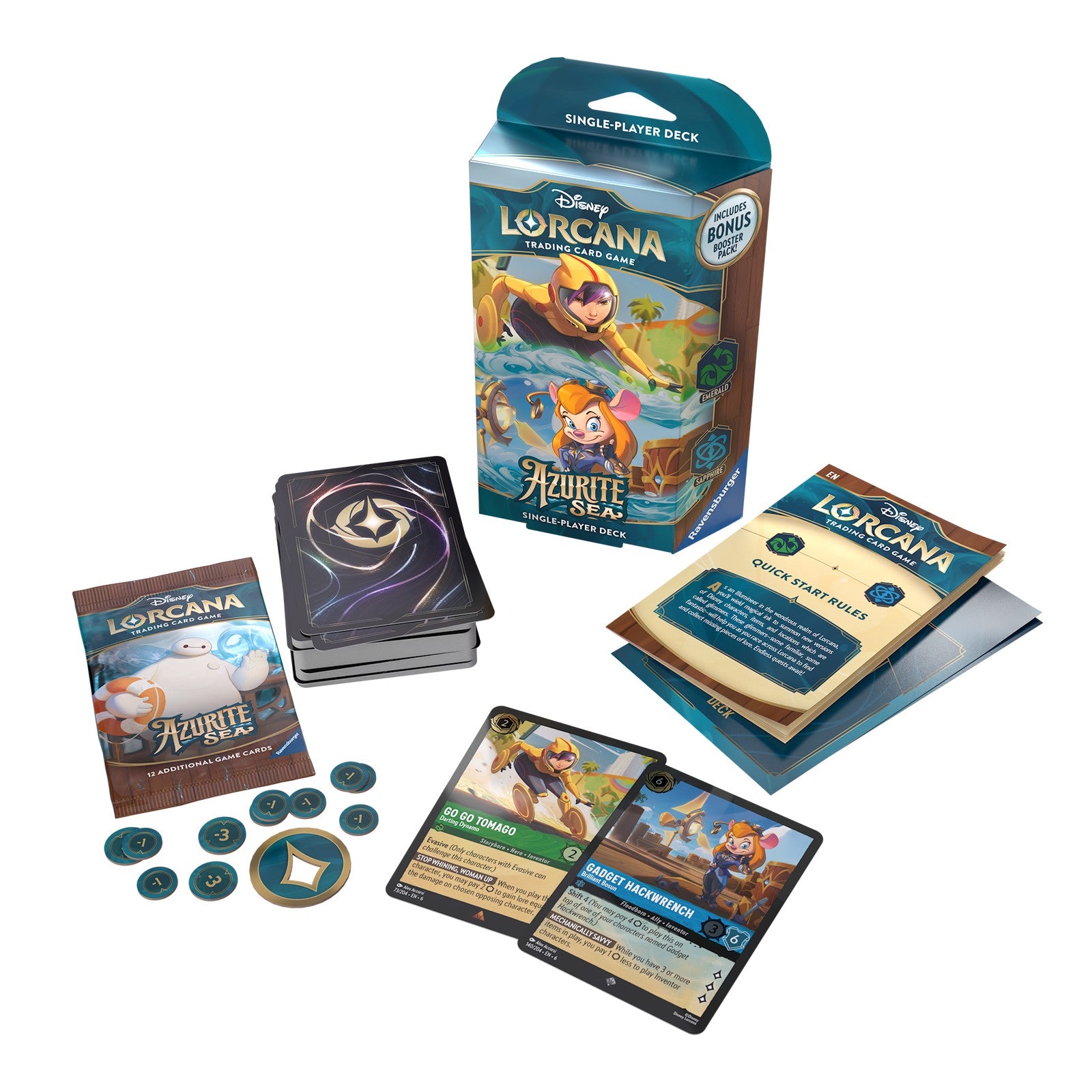 DLC S6 Azurite Sea Single-Player Deck: Emerald & Sapphire - Pop Culture Larrikin 