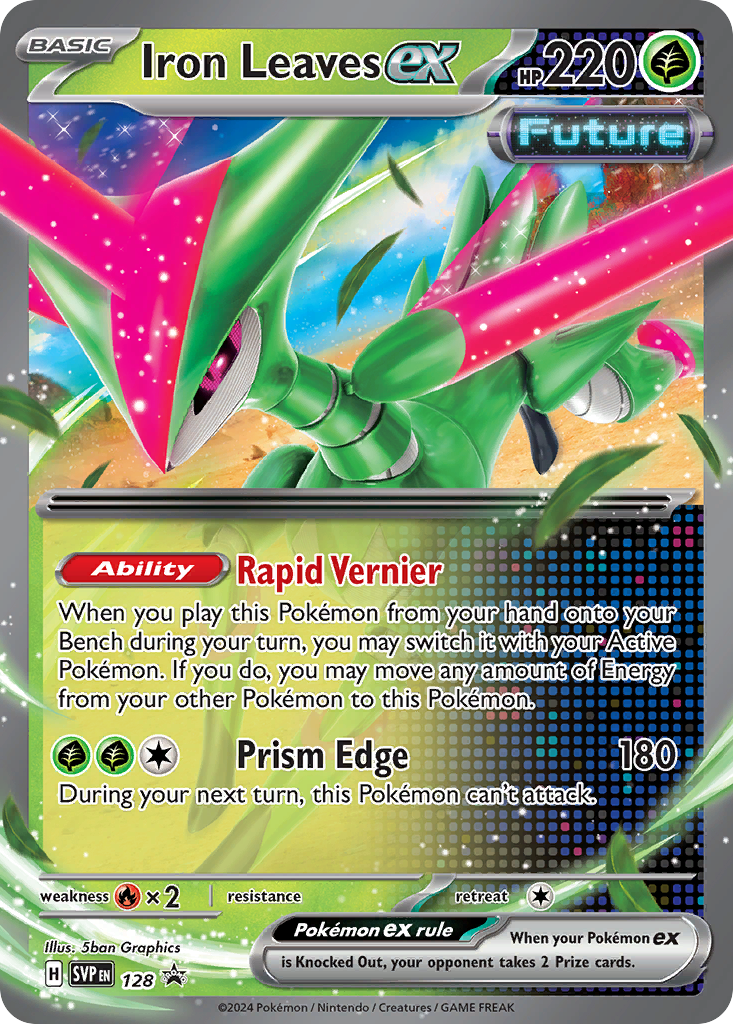 Iron Leaves ex #128 Scarlet & Violet Promos en