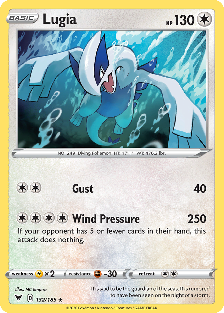 Lugia #132 Vivid Voltage en
