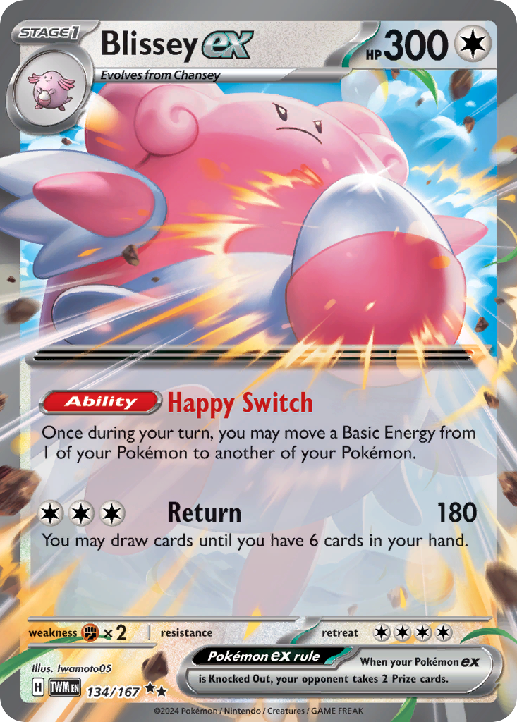 Blissey ex #134 Twilight Masquerade en