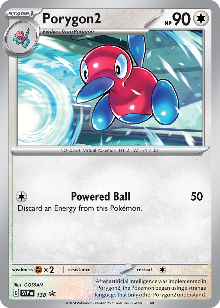 Porygon2 #138 Scarlet & Violet Promos en