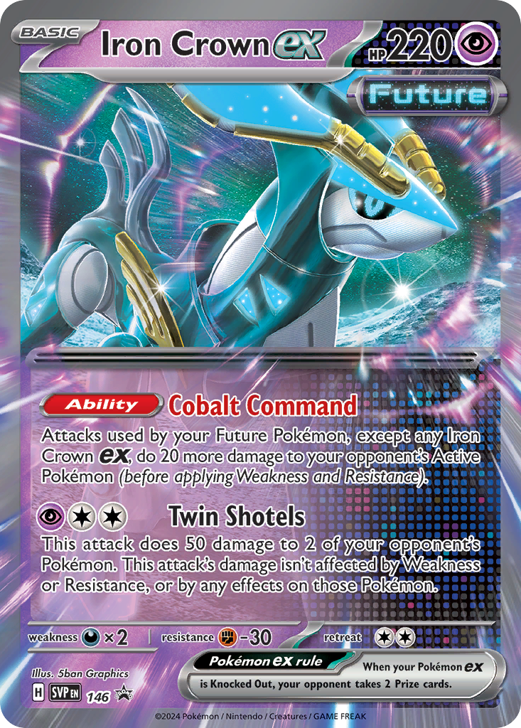 Iron Crown ex #146 Scarlet & Violet Promos en