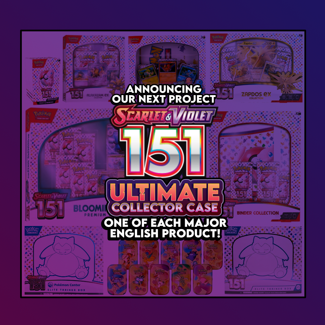 Pokemon 151 Ultimate Collectors Case - Limited Edition!