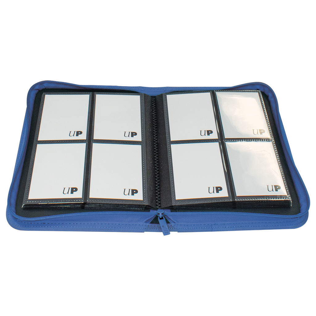 Vivid 4-Pocket Zippered PRO-Binder - Ultra-PRO - Blue open - Pop Culture Larrikin