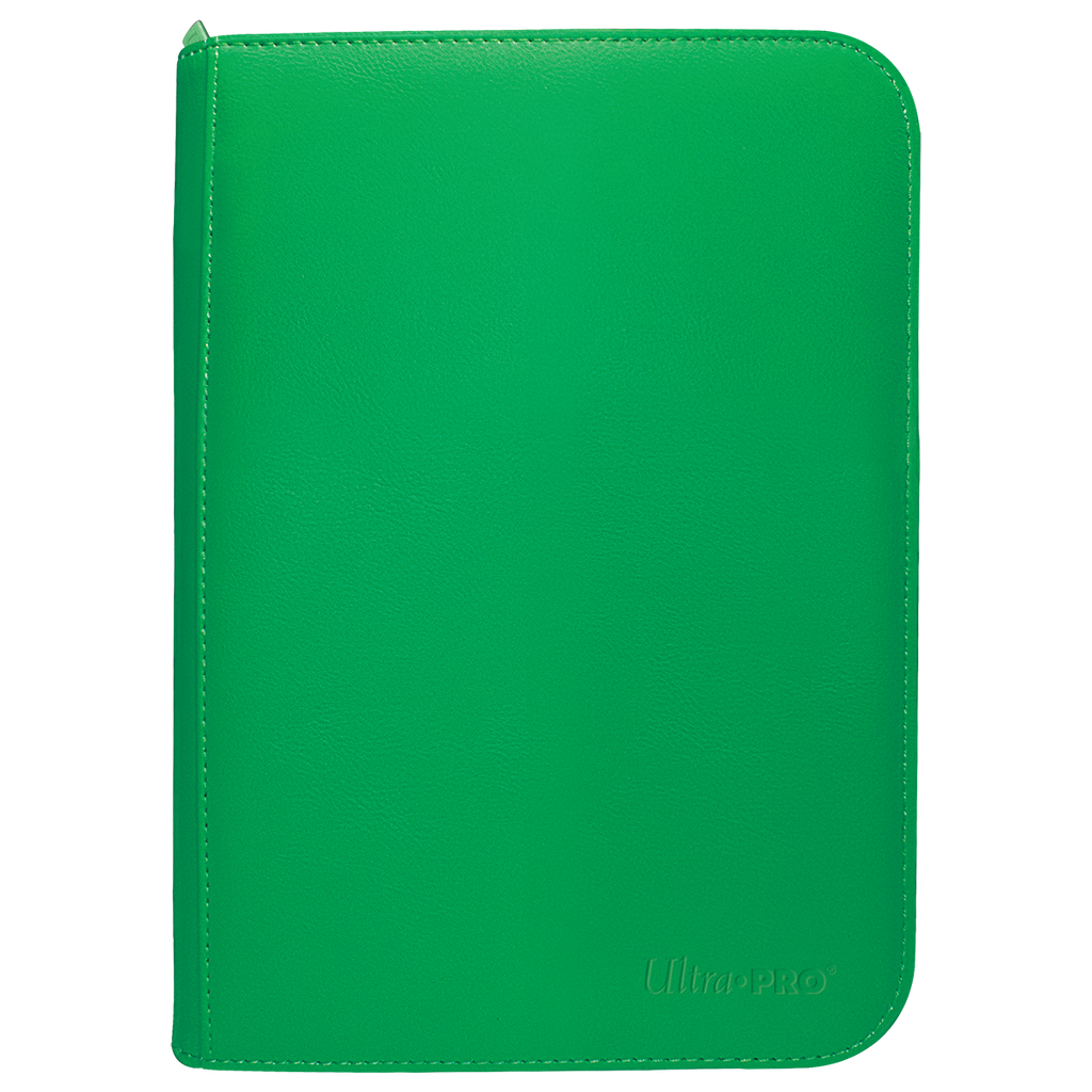 Vivid 4-Pocket Zippered PRO-Binder - Ultra-PRO - Green front - Pop Culture Larrikin