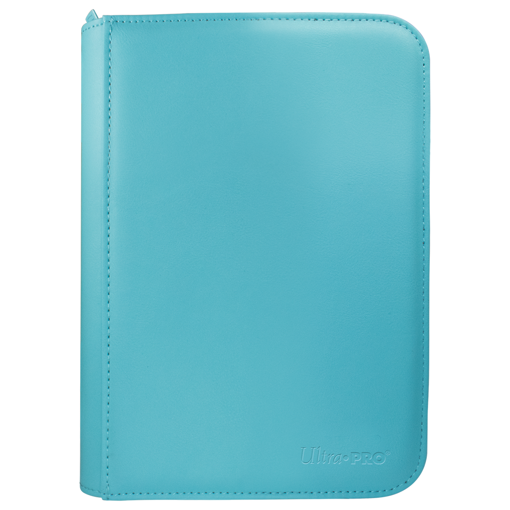 Vivid 4-Pocket Zippered PRO-Binder - Ultra-PRO - Light Blue front - Pop Culture Larrikin