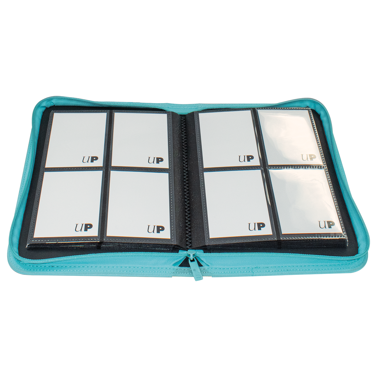 Vivid 4-Pocket Zippered PRO-Binder - Ultra-PRO - Light Blue open - Pop Culture Larrikin