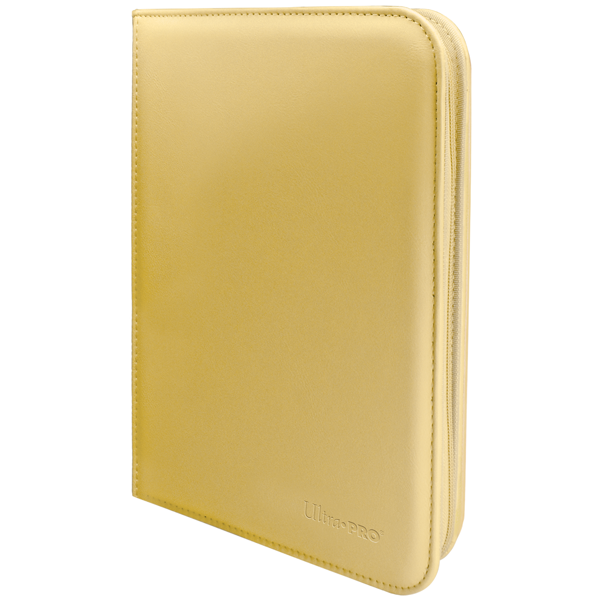 Vivid 4-Pocket Zippered PRO-Binder - Ultra-PRO - Yellow angle - Pop Culture Larrikin