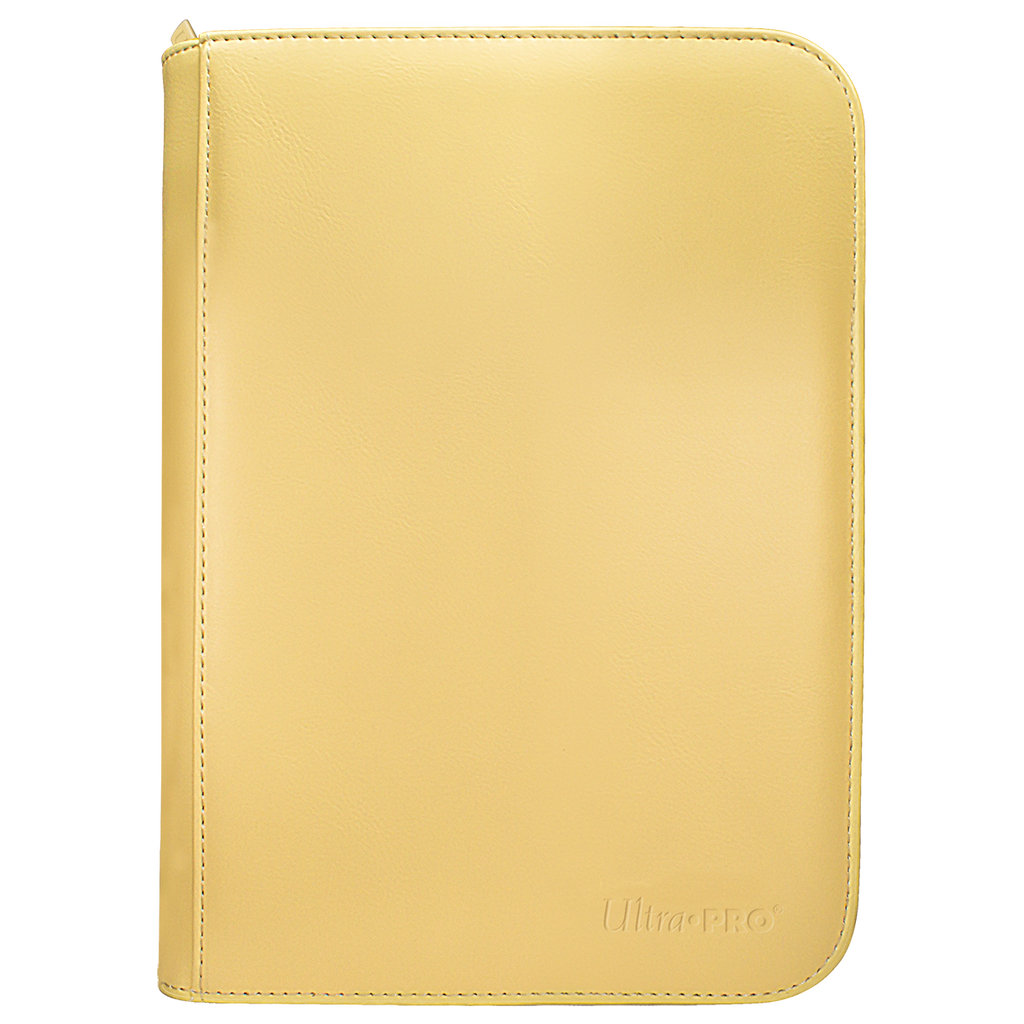 Vivid 4-Pocket Zippered PRO-Binder - Ultra-PRO - Yellow front - Pop Culture Larrikin