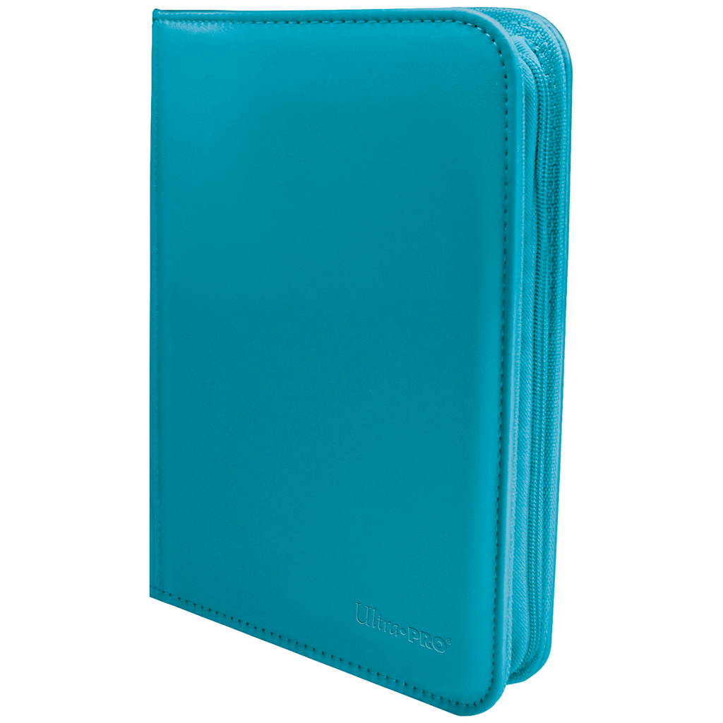 Vivid 4-Pocket Zippered PRO-Binder - Ultra-PRO - Teal angle - Pop Culture Larrikin